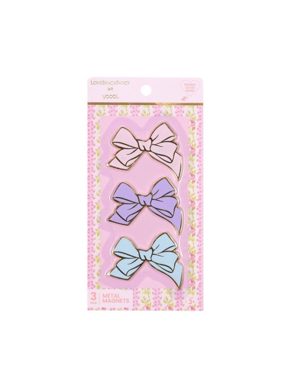 🎀 LoveShackFancy x Target~Yoobi 3pk
Magnets Bows